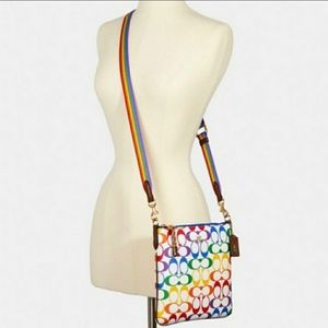 Coach Rainbow crossbody